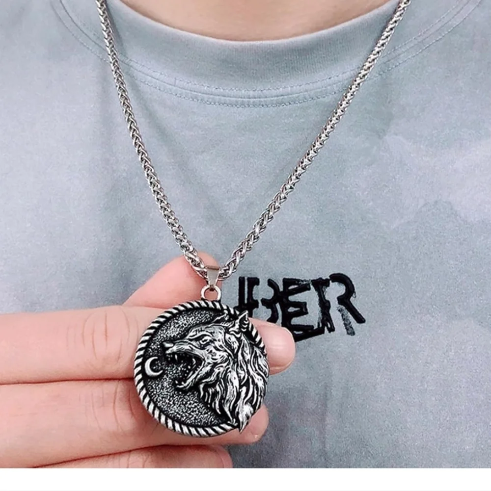 Wolf Pendant Necklace